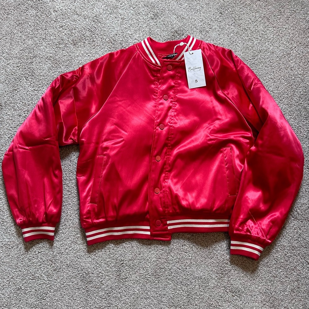 Buffbunny Red Bomber Jacket
